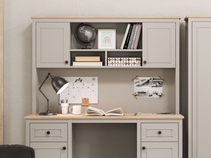 Hanah Home Unidad de Estudio Sento - Mm1.43.21.W1 Gris y Roble Hanah Home Unidad de Estudio Sento - Mm1.43.21.W1 Gris y Roble